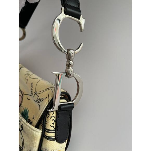 Vintage Dior Paris 50’s saddle bag - Picture 9 of 13